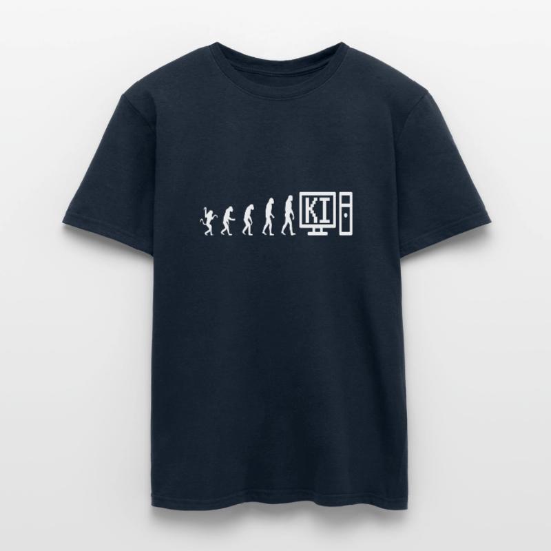 Informatik Computer Evolution Gaming Männer T-Shirt