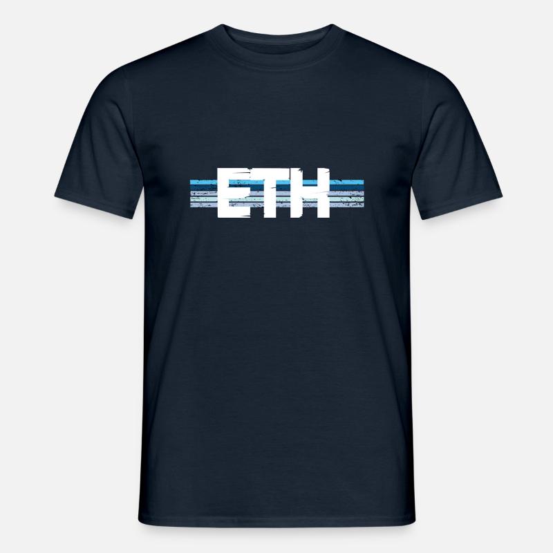 Ethereum Eth Crypto Cryptocurrency - Men’s T-shirt - navy