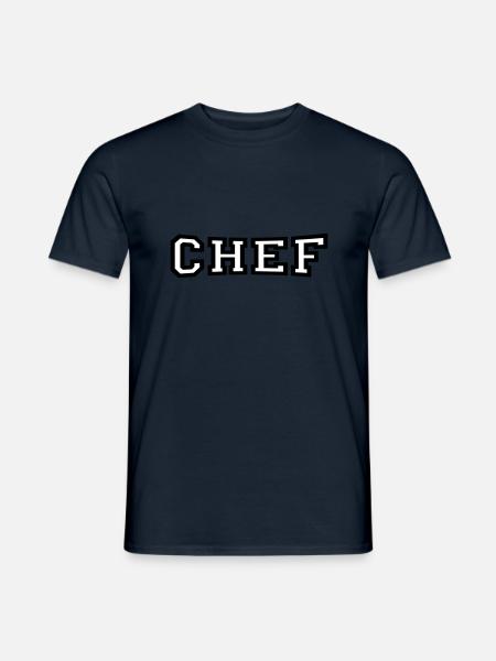 Chef - Men's T-Shirt - navy