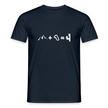 Escalade Addition - T-shirt homme - marine - Devant - AI Model Male 178 light (178cm)