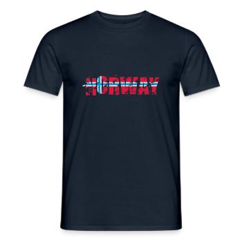 Norway Norwegen - Männer T-Shirt - Navy - Vorne - AI Model Male 178 light (178cm)