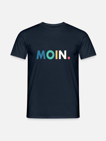 Moin Norden Hamburg - Männer T-Shirt - Navy