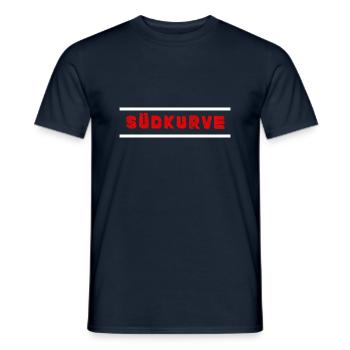 Poutre de Munich de la courbe sud - T-shirt homme - marine - Devant - AI Model Male 178 light (178cm)