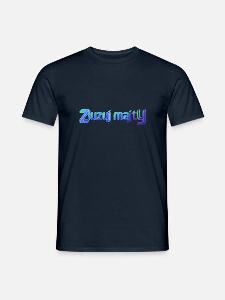 Zluzuj majty - T-shirt męski - granatowy
