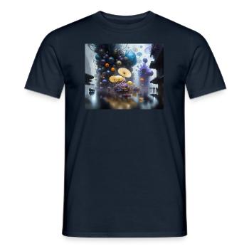 Voyage en Actarus #8 - T-shirt homme - marine - Devant - AI Model Male 178 light (178cm)