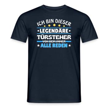 I'm this legendary astronomer - Men's T-Shirt - navy - Front - AI Model Male 178 light (178cm)