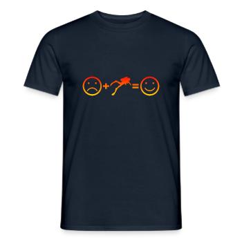 Plongée amusante Plongée Plongée Plongée Plongée - T-shirt homme - marine - Devant - AI Model Male 178 light (178cm)