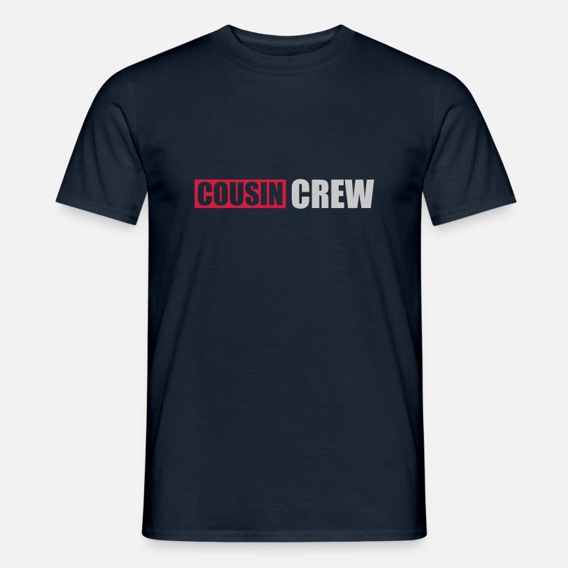Logo Cousin Crew Team - Männer T-Shirt - Navy