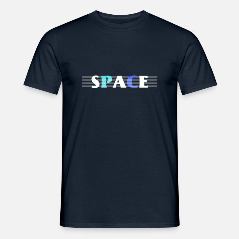 Space - Männer T-Shirt - Navy