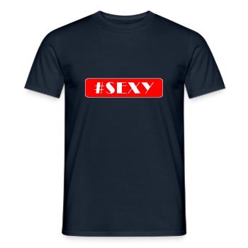 Beauté sexy - T-shirt homme - marine - Devant - AI Model Male 178 light (178cm)