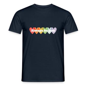 Always be you - Männer T-Shirt - Navy - Vorne - AI Model Male 178 light (178cm)
