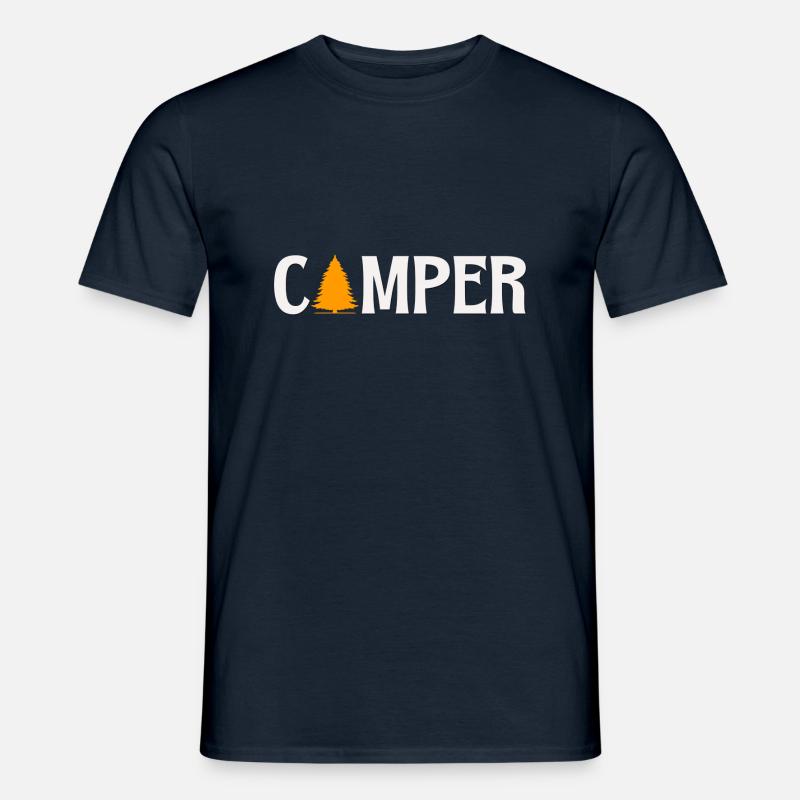 Cool Camper - Männer T-Shirt - Navy