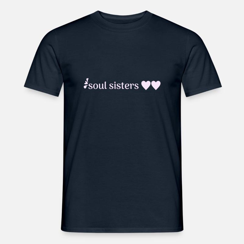 freunde - Männer T-Shirt - Navy