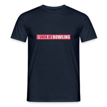 Je suis nul au bowling - T-shirt homme - marine - Devant - AI Model Male 178 light (178cm)