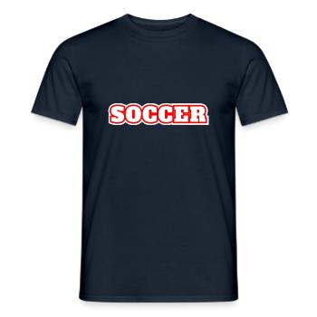 Fußball Football - T-shirt homme - marine - Devant - AI Model Male 178 light (178cm)