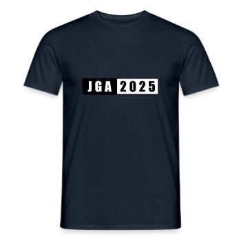 JGA 2025 - Männer T-Shirt - Navy - Vorne - AI Model Male 178 light (178cm)
