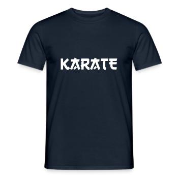 Karaté - T-shirt homme - marine - Devant - AI Model Male 178 light (178cm)