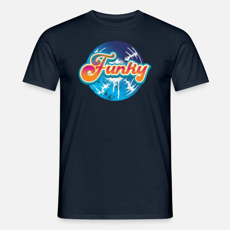 Funky - Männer T-Shirt - Navy