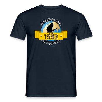 30. Geburtstag fait vibrer cette planète depuis 12/1993 - T-shirt homme - marine - Devant - AI Model Male 178 light (178cm)