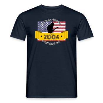 20ème Anniversaire Rocker cette planète depuis 08/2004 - T-shirt homme - marine - Devant - AI Model Male 178 light (178cm)