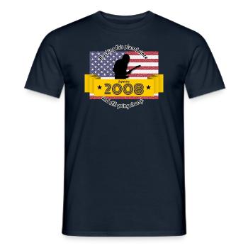 16. Geburtstag Rocking this planet since 09/2008 - Männer T-Shirt - Navy - Vorne - AI Model Male 178 light (178cm)