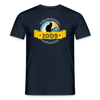 16. Geburtstag Rocking this planet since 06/2009 - Männer T-Shirt - Navy - Vorne - AI Model Male 178 light (178cm)