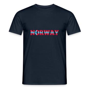 Norway Norwegen - Männer T-Shirt - Navy - Vorne - AI Model Male 178 light (178cm)