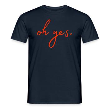 Oh oui - T-shirt homme - marine - Devant - AI Model Male 178 light (178cm)