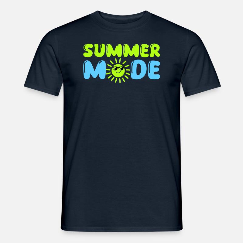 summer mode - Männer T-Shirt - Navy