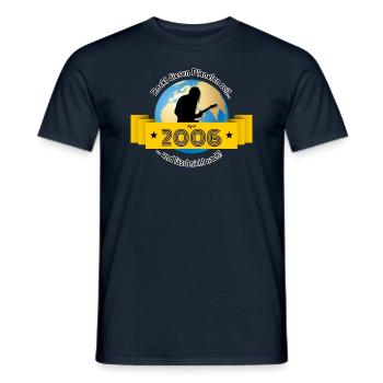 18e anniversaire Secoue cette planète depuis 04/2006 - T-shirt homme - marine - Devant - AI Model Male 178 light (178cm)