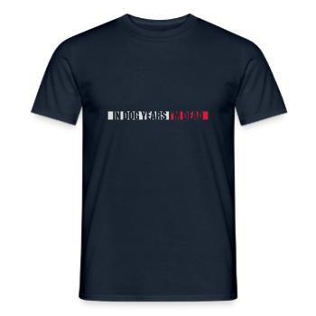 dans les années de chien Mort - T-shirt homme - marine - Devant - AI Model Male 178 light (178cm)