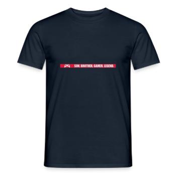 son brother gamer legend - Männer T-Shirt - Navy - Vorne - AI Model Male 178 light (178cm)