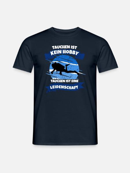Tauchen Scuba Taucher Ausrüstung - Männer T-Shirt - Navy