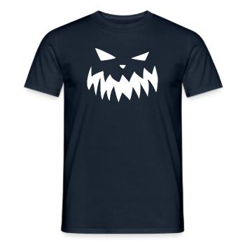 monster, halloween monster, monster costume - Men's T-Shirt - navy - Front - AI Model Male 178 light (178cm)
