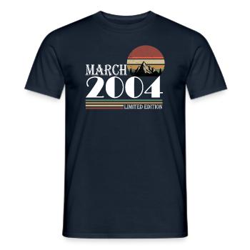 March 2004 Jubilee 2004 Legends March 2004 - Men's T-Shirt - navy - Front - AI Model Male 178 light (178cm)