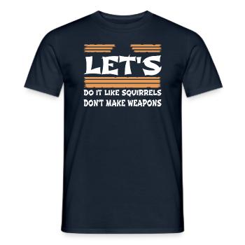 present birthday present bday quote funny sayings - Men's T-Shirt - navy - Front - AI Model Male 178 light (178cm)