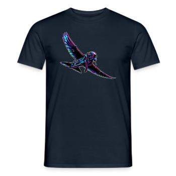 Adler Pilote de chasse - T-shirt homme - marine - Devant - AI Model Male 178 light (178cm)
