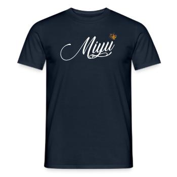 Miyu Custom Name for Women Kids Toddlers - Miyu - Men's T-Shirt - navy - Front - AI Model Male 178 light (178cm)
