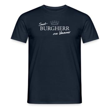 Burgherr Ummanz - Männer T-Shirt - Navy - Vorne - AI Model Male 178 light (178cm)