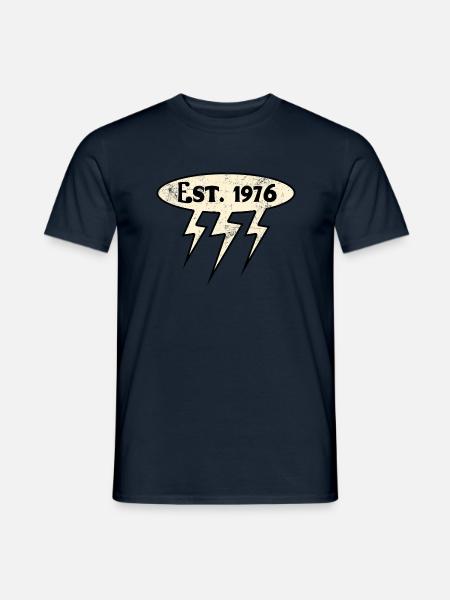 1976 Vintage - Männer T-Shirt - Navy