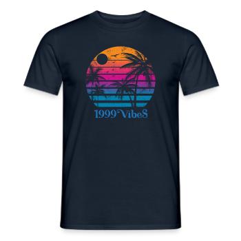 Millésime 1999 - T-shirt homme - marine - Devant - AI Model Male 178 light (178cm)