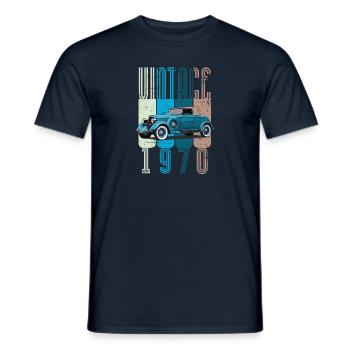 Millésime 1970 - T-shirt homme - marine - Devant - AI Model Male 178 light (178cm)