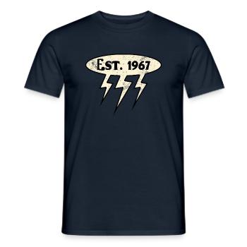 Millésime 1967 - T-shirt homme - marine - Devant - AI Model Male 178 light (178cm)