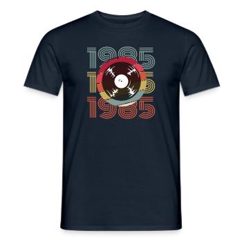 Millésime 1985 - T-shirt homme - marine - Devant - AI Model Male 178 light (178cm)