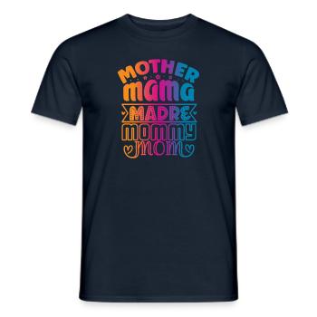 Mère Maman Madre Maman maman - T-shirt homme - marine - Devant - AI Model Male 178 light (178cm)