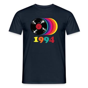 Vintage 1994 - Men's T-Shirt - navy - Front - AI Model Male 178 light (178cm)