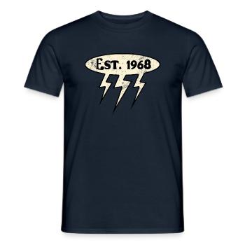 Millésime 1968 - T-shirt homme - marine - Devant - AI Model Male 178 light (178cm)