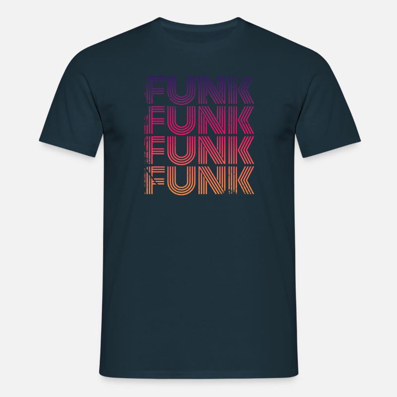 Funk - Männer T-Shirt - Navy