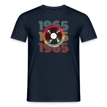 Millésime 1965 - T-shirt homme - marine - Devant - AI Model Male 178 light (178cm)