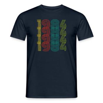 Millésime 1984 - T-shirt homme - marine - Devant - AI Model Male 178 light (178cm)